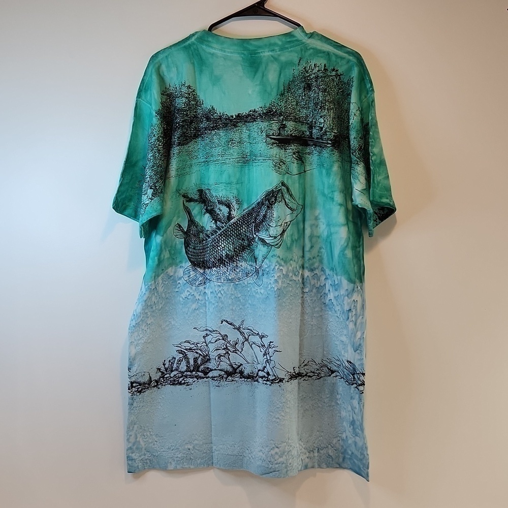 Vintage Fruit Of The Loom Tag Single Stitch Shirt Fishing Large Mouth Bass Sz XL - Picture 10 of 14